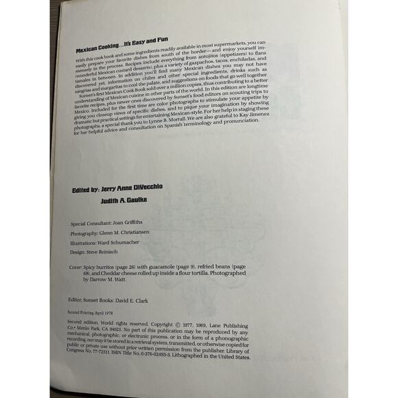 Lot 3 Sunset Mexican Cook Book Paperbacks Vintage 1969–1990 Classic Recipes - Picture 7 of 10